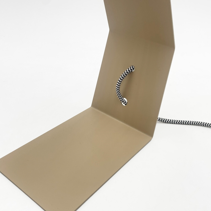 Stalinė lempa NANDO 1xE27/15W/230V smėlio spalvos