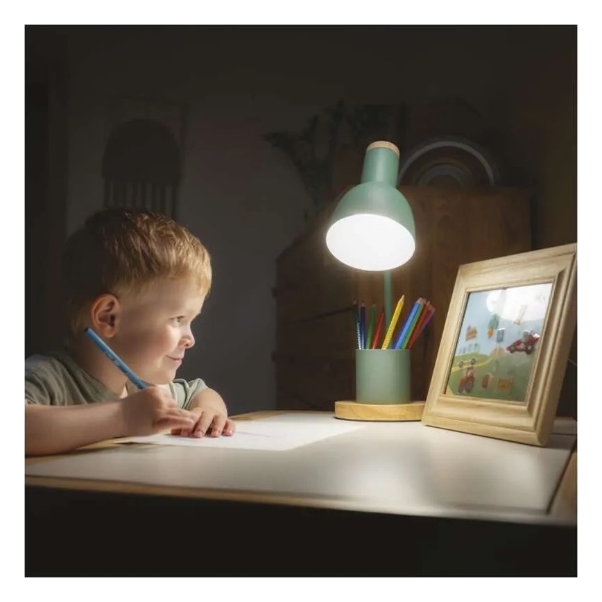 Stalinė lempa POPPY 1xE27/25W/230V žalia