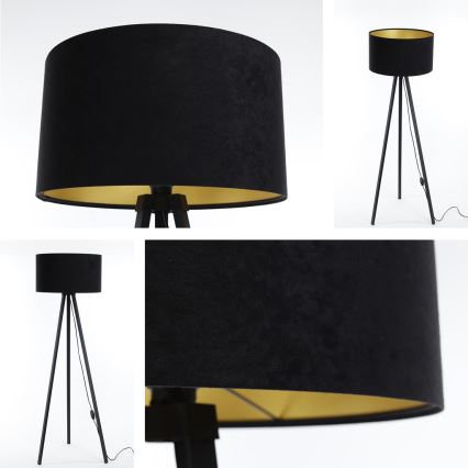 Stalinė lempa STANDART 1xE27/60W/230V juoda/wenge