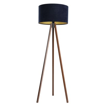 Stalinė lempa STANDART 1xE27/60W/230V mėlyna/wenge