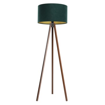 Stalinė lempa STANDART 1xE27/60W/230V žalia/wenge