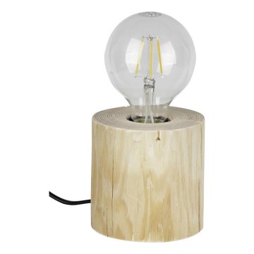 Stalinė lempa TRABO 1xE27/25W/230V pušis