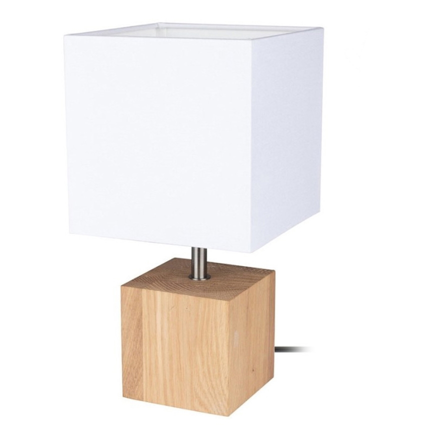 Stalinė lempa TRONGO SQUARE 1xE27/25W/230V ąžuolas