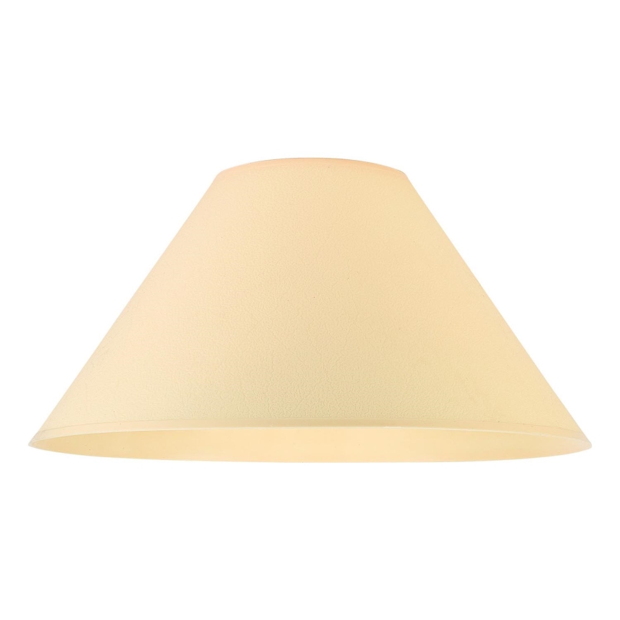 Stalinės lempos pakaitinis gaubtas E14 21x11 cm geltona