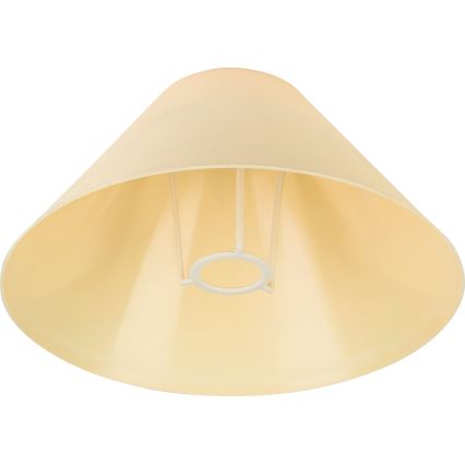 Stalinės lempos pakaitinis gaubtas E14 21x11 cm geltona