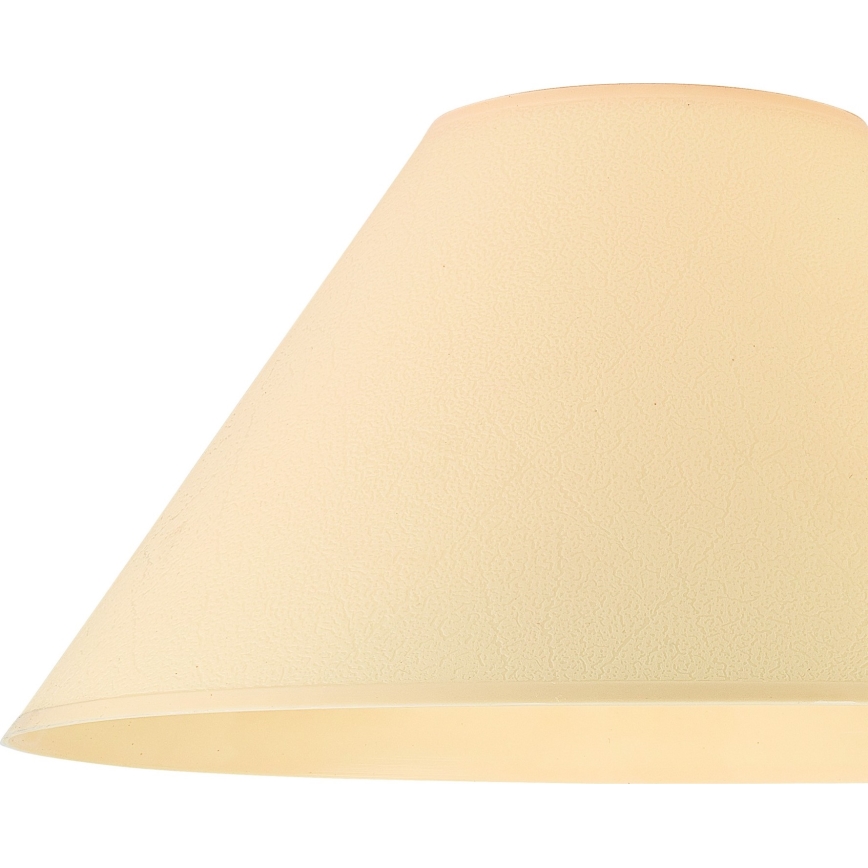 Stalinės lempos pakaitinis gaubtas E14 21x11 cm geltona