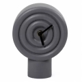 Stalinis keraminis laikrodis 16 cm, 1xAA, pilkas