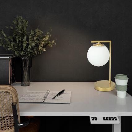 Stalinis šviestuvas 1xE27/40W/230V auksinis/baltas