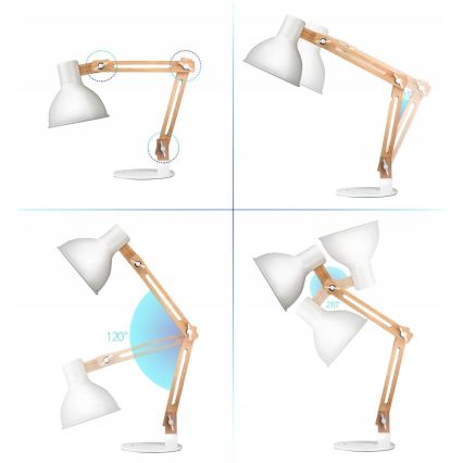 Stalinis šviestuvas 1xE27/40W/230V baltas