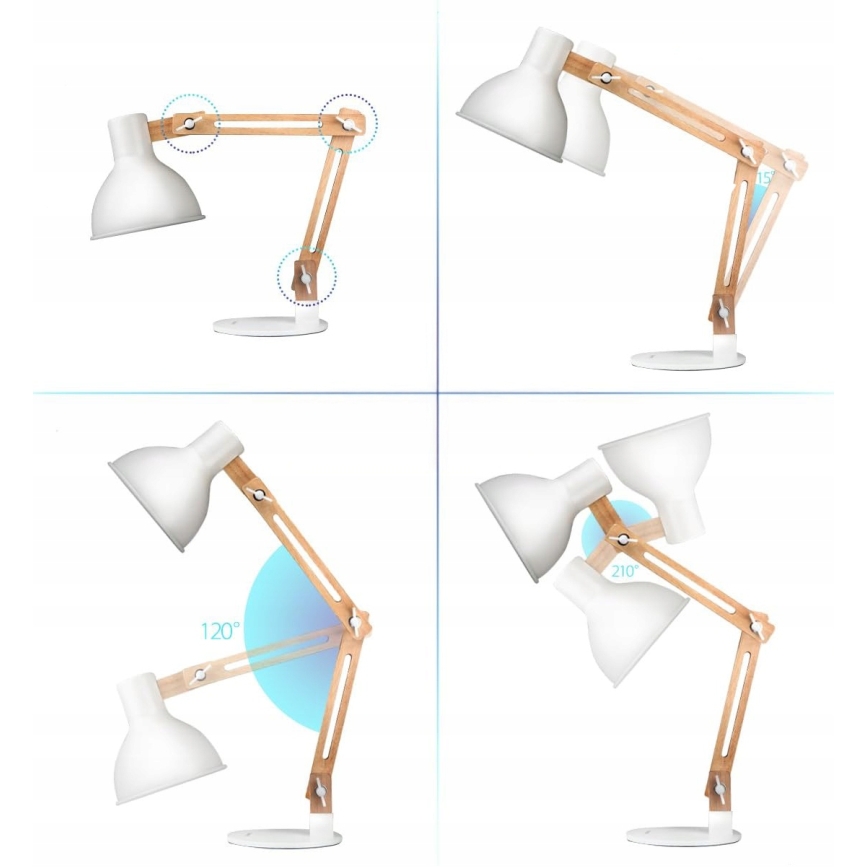 Stalinis šviestuvas 1xE27/40W/230V baltas