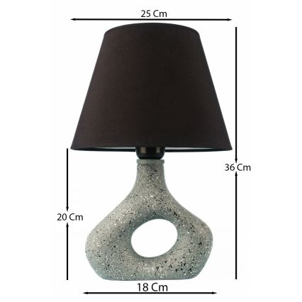 Stalinis šviestuvas 1xE27/40W/230V juoda/žalia