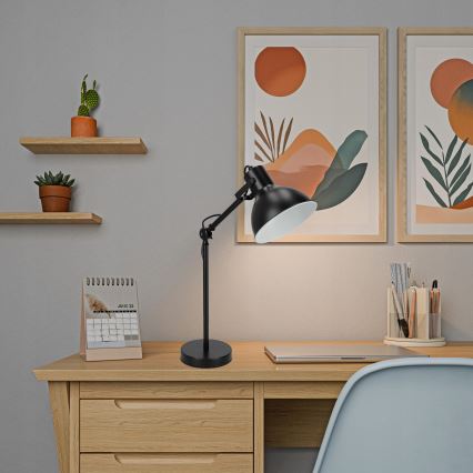 Stalinis šviestuvas 1xE27/40W/230V juodas