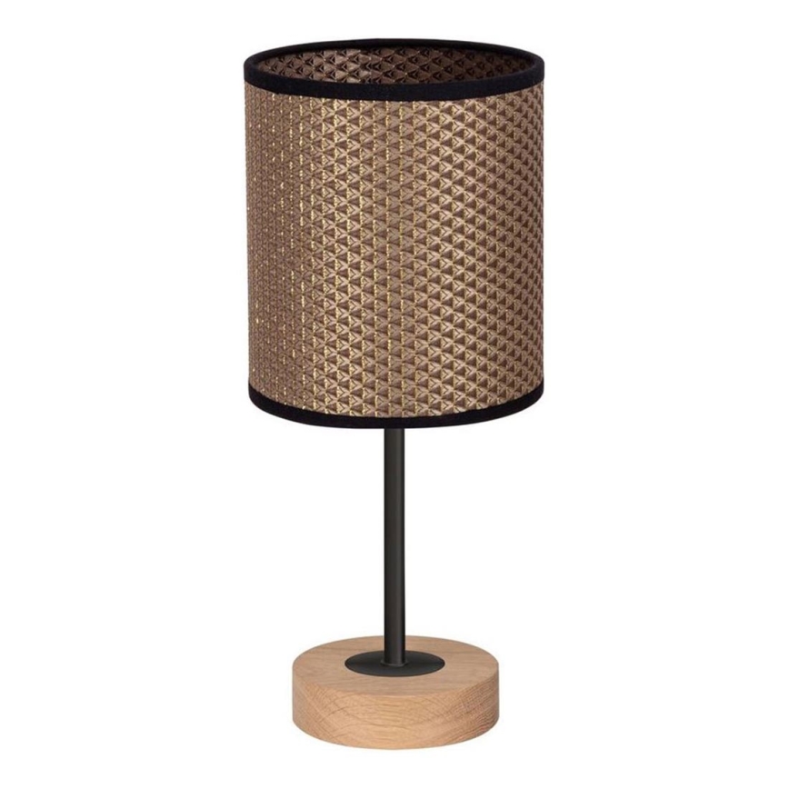 Stalinis šviestuvas BENITA 1xE27/60W/230V 30 cm rudas/ąžuolas