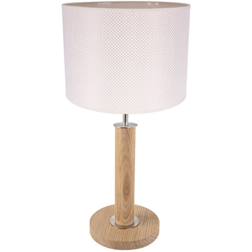 Stalinis šviestuvas BENITA 1xE27/60W/230V 48 cm kreminė/ąžuolas