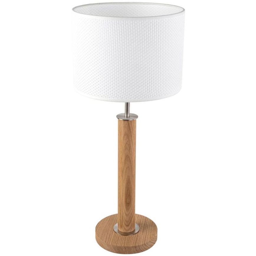 Stalinis šviestuvas BENITA 1xE27/60W/230V 61 cm balta/ąžuolas
