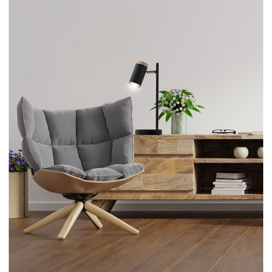 Stalinis šviestuvas LAGOS 1xGU10/15W/230V juoda/ruda