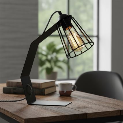 Stalinis šviestuvas NANDO 1xE27/15W/230V juodas