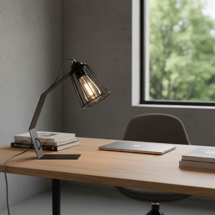 Stalinis šviestuvas NANDO 1xE27/15W/230V juodas