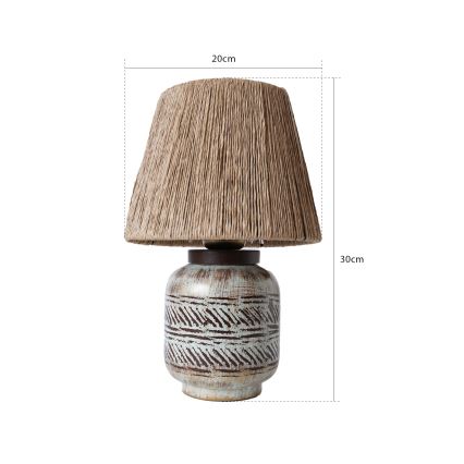 Stalinis šviestuvas RAMZES 1xE27/40W/230V rudas