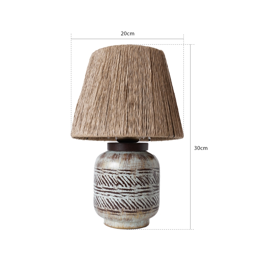 Stalinis šviestuvas RAMZES 1xE27/40W/230V rudas