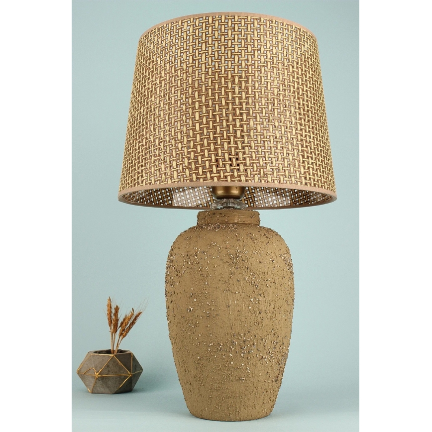 Stalinis šviestuvas RAMZES 1xE27/40W/230V rudas