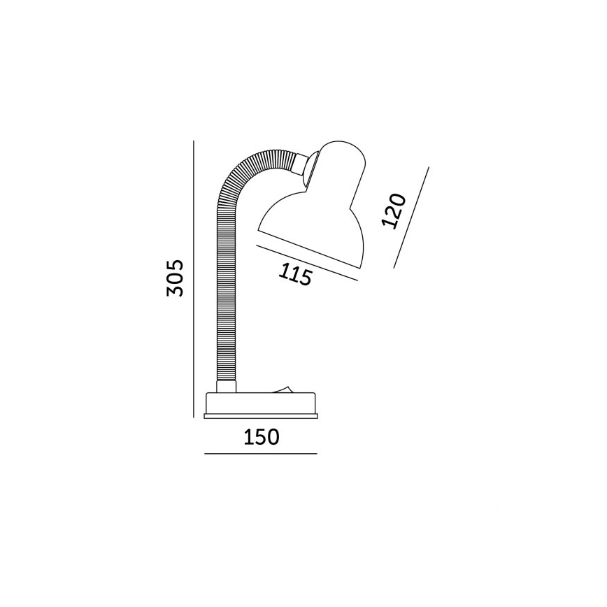 Stalinis šviestuvas SMIESZEK 1xE27/40W/230V geltona