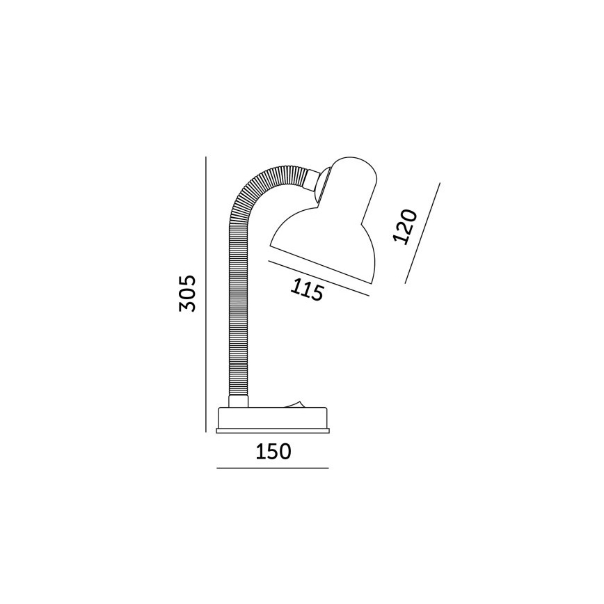 Stalinis šviestuvas SMIESZEK 1xE27/40W/230V rausva