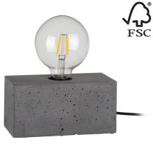 Stalinis šviestuvas STRONG DOUBLE 1xE27/25W/230V betonas + FSC sertifikuota