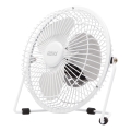 Stalinis ventiliatorius 1,75W/5V USB skersmuo 18 cm baltas