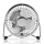 Stalinis ventiliatorius 3W/USB 10 cm blizgus chromas
