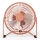Stalinis ventiliatorius 3W/USB 15 cm rožinis auksas