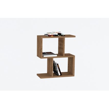 Šoninis staliukas ZET 51,4x45 cm rudos spalvos