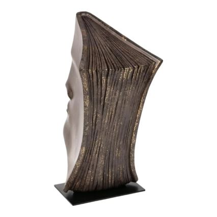 Stalo dekoracija 29x25x17 cm derva/vario spalvos