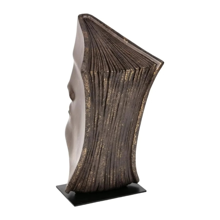 Stalo dekoracija 29x25x17 cm derva/vario spalvos