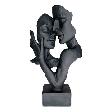 Stalo dekoracija 29x9x17 cm derva/juoda