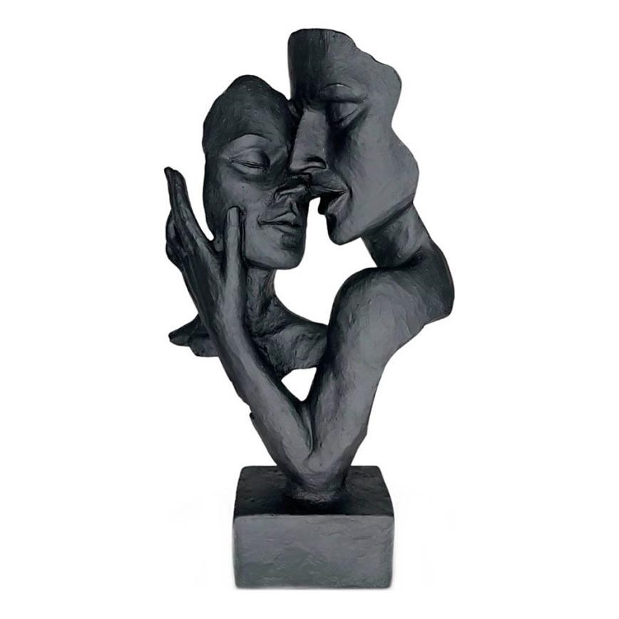 Stalo dekoracija 29x9x17 cm derva/juoda