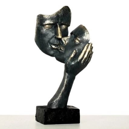 Stalo dekoracija 35x22x13 cm derva/patina