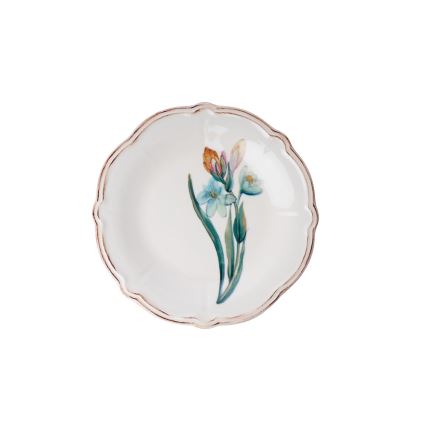 Stalo indų rinkinys 18 vnt. ryškių spalvų/porcelianas