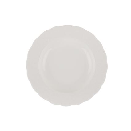 Stalo indų rinkinys 24 dalių baltas/porcelianas