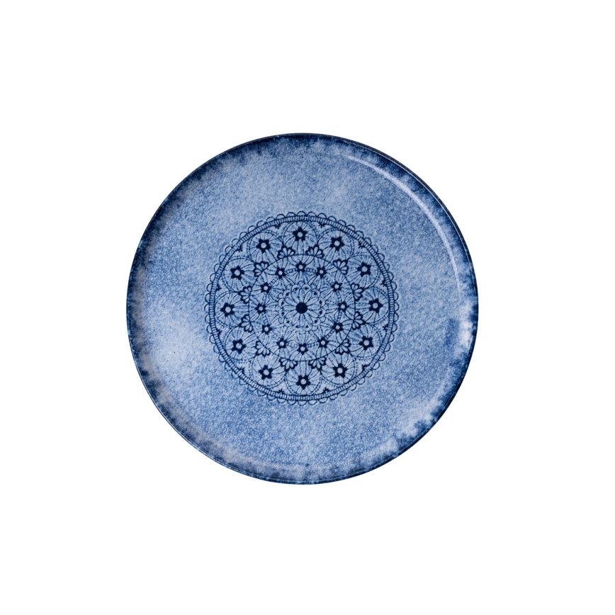 Stalo indų rinkinys 27 dalių mėlynas/porcelianas