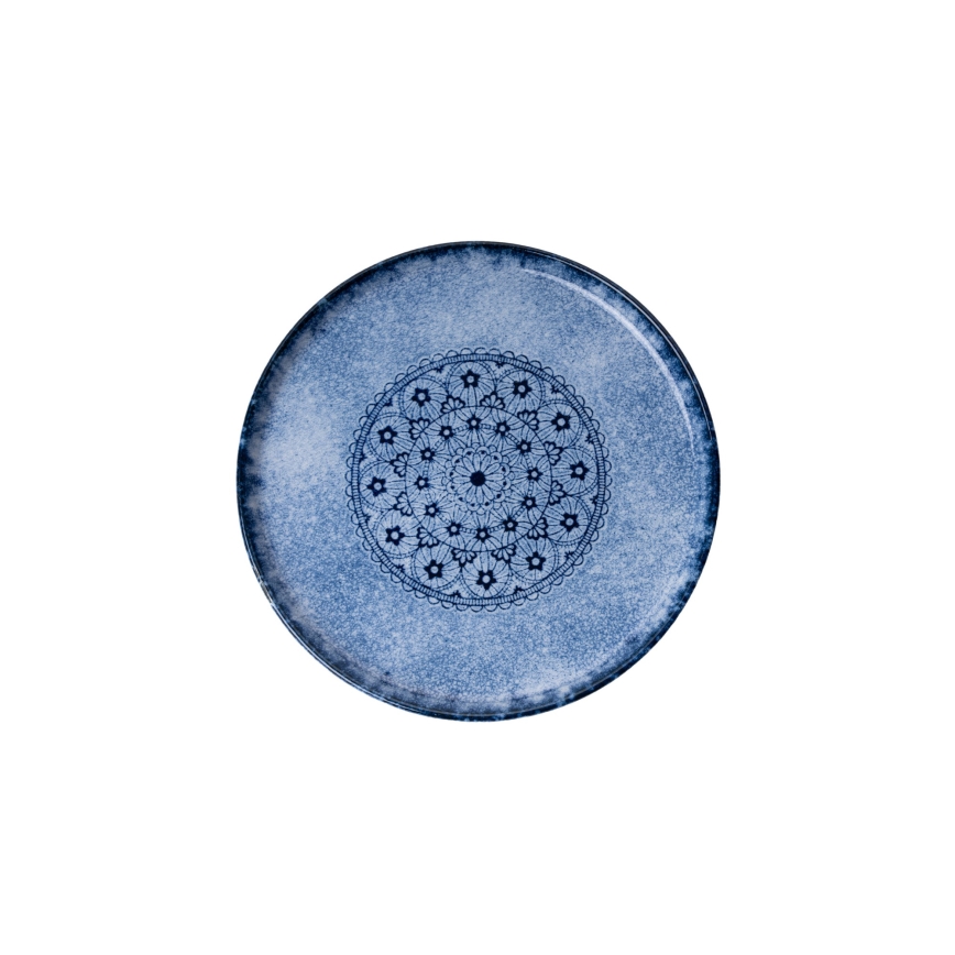 Stalo indų rinkinys 27 dalių mėlynas/porcelianas