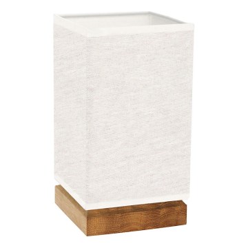 Stalo lempa FIRE 1xE27/25W/230V ąžuolas/kreminis ąžuolas