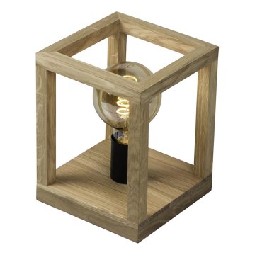 Stalo lempa KAGO 1xE27/60W/230V, matinio ąžuolo apdaila