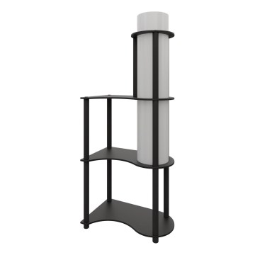 Stalo lemputė su lentynomis NOTO 1xE27/40W/230V juoda