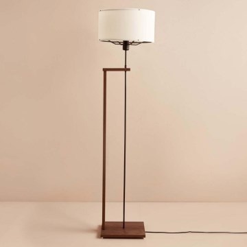 Statybinė lemputė AYD 1xE27/40W/230V ruda/balta