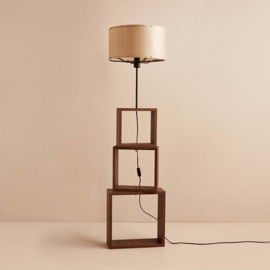 Statybinė lemputė AYD 1xE27/40W/230V ruda