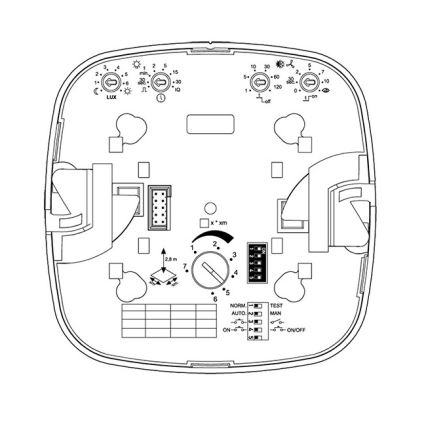 Steinel 000356 – Buvimo detektorius IR Quattro 8m COM2 baltas