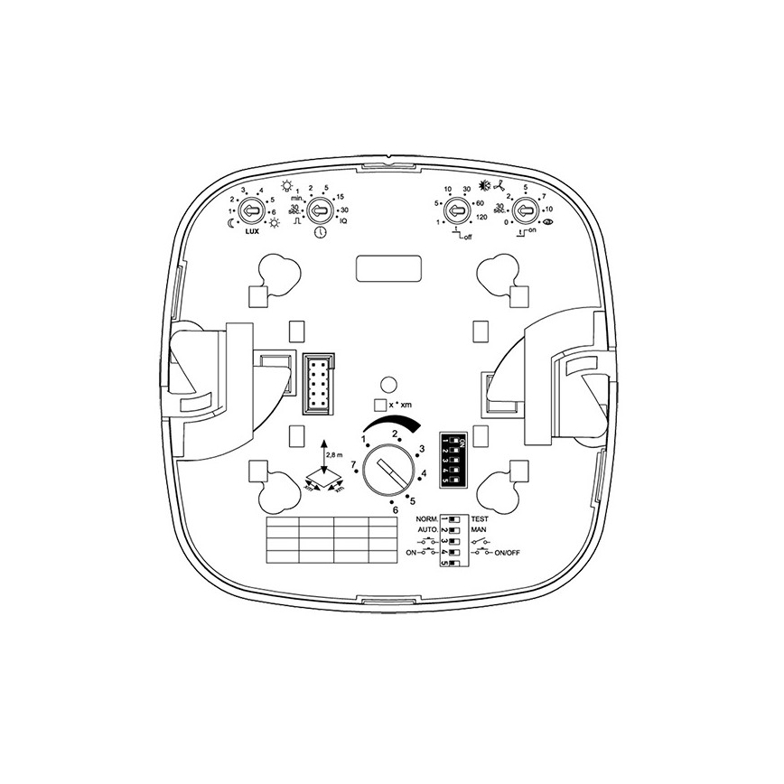 Steinel 002770 – Buvimo detektorius IR Quattro HD 24m COM2 baltas