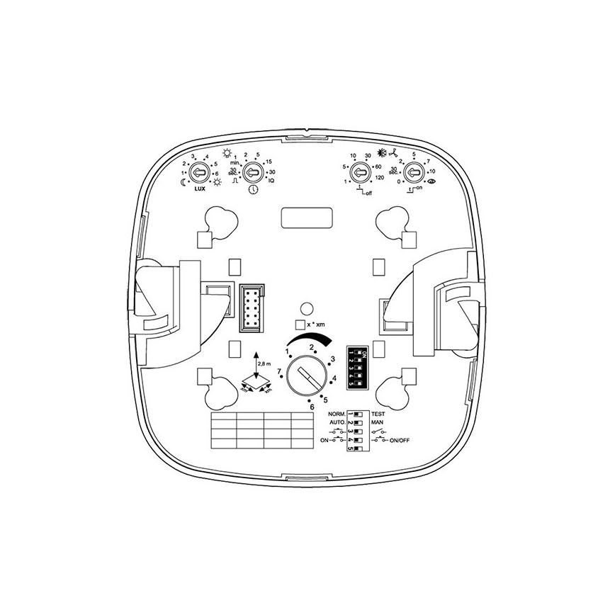 Steinel 002848 - Buvimo detektorius HF 360 COM2 baltas