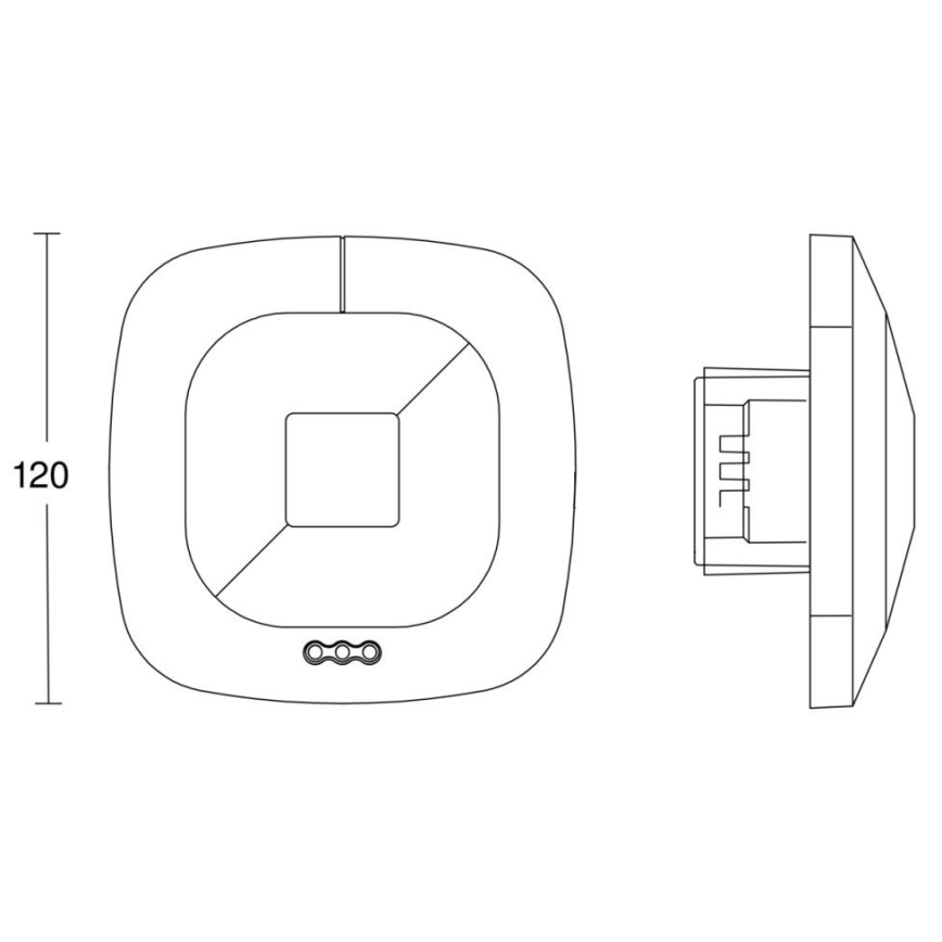 Steinel 002848 - Buvimo detektorius HF 360 COM2 baltas